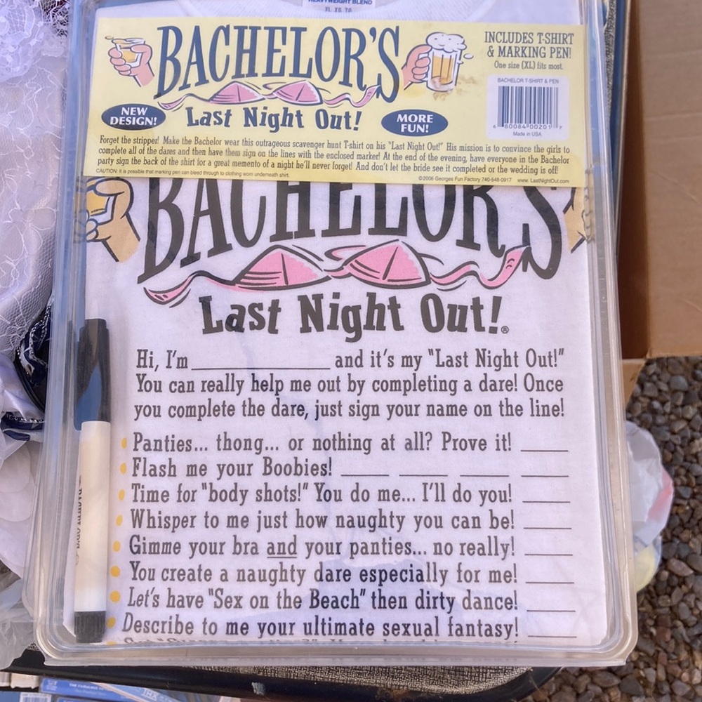 Bachelor shirts brand new 2